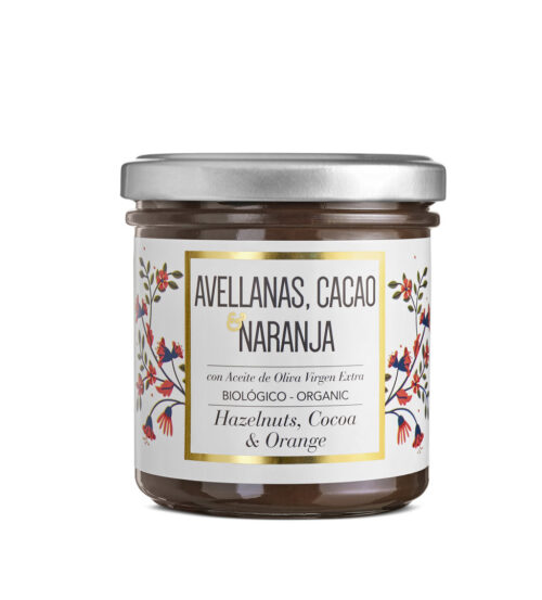 Crema de Cacao, Avellanas y Naranja